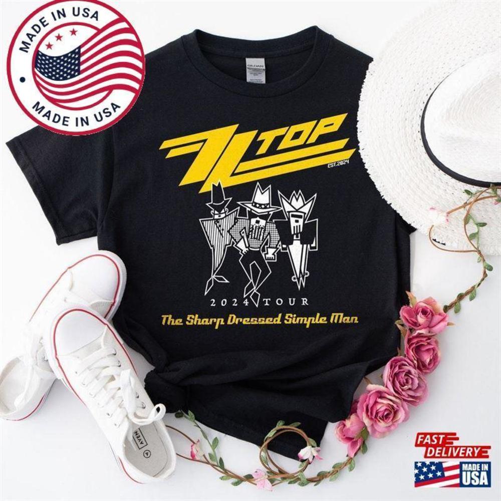 The Sharp Dressed Simple Man Zz Top Lynyrd Skynyrd  Tour Shirt
